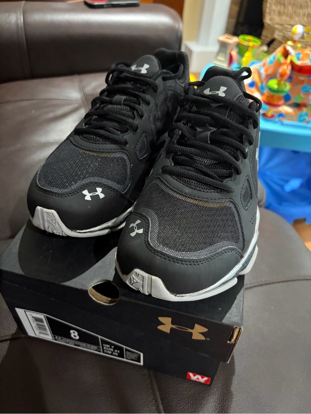 NEW Under Armour WIDE | Men's Micro G Pulse Training Shoes | Size 8 Wide